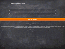 Tablet Screenshot of mercuryshoes.com
